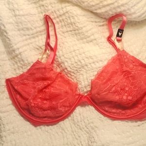 PINK Victoria's Secret Unlined Demi Bra, 34DDD, 34F